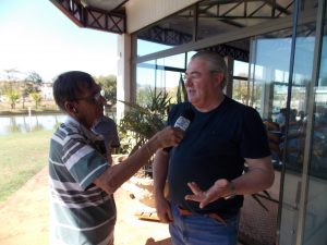 Foto de Arquivo: Entrevista à Radio Cabiuna